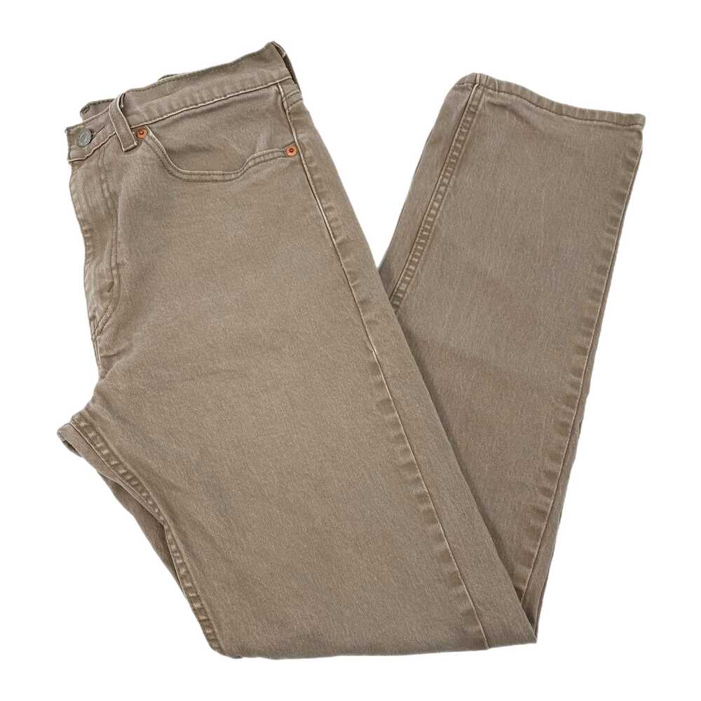 Levi's Beige Straight Leg Jeans Leg Denim 30in Inseam | Mens 33